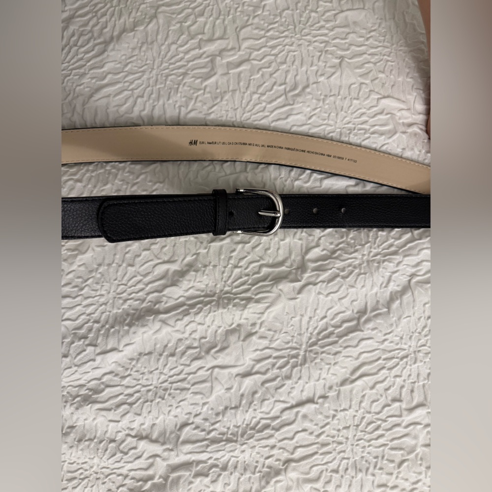 H&M Black Leather Belt